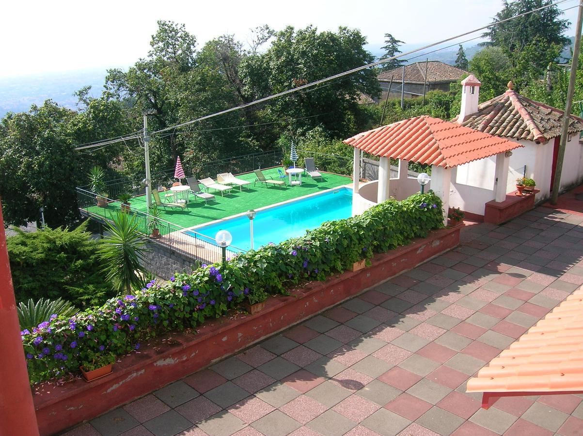 Al Villino Sunshine In Villa Con Piscina Ed Idromassaggio Sant'Alfio Ngoại thất bức ảnh